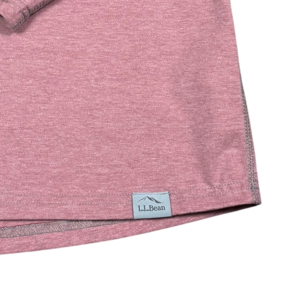 L.L. Bean Insect Shield Repellent Apparel Pink Long Sleeve Shirt Women's L FLAWS - Picture 2 of 9